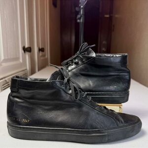 Common Projects - Original Achilles
Leather High-Top Sneakers - Sz 44 / US 11